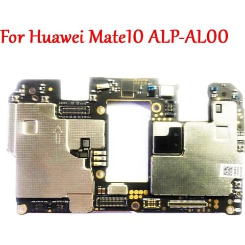 Tested Full Work Original Unlocked Motherboard For Huawei Mate 10 Mate10 ALP-AL00 Logic Circuit Electronic Panel