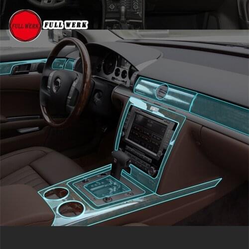 TPU Transparent Car Central Control Protective Film Cover Protector Special for Phaeton Interior Modified Accessories