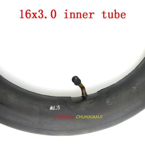 Size 16X3.0 Inner Tube Electric Scooter & E Bikes, Electric tricycle 16*3.00 Tube Bent Valve Stem