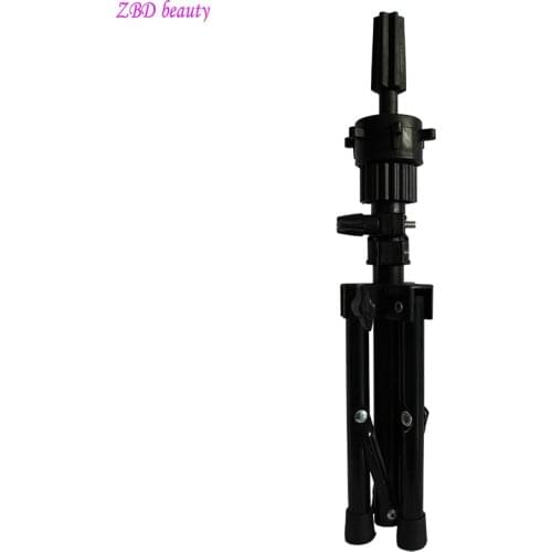 Adjustable Wigs Tripod Mannequin Head Tripod Holder For Wigs Hairdressing Salon Hair Wigs Stand Tools Barbie Head Tripod