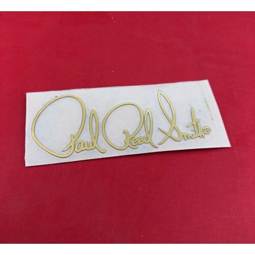 Selfadhesive 0.3 mm thick Custom Metal Decal Sticker Guitar Peghead Logo for Paul Guitar