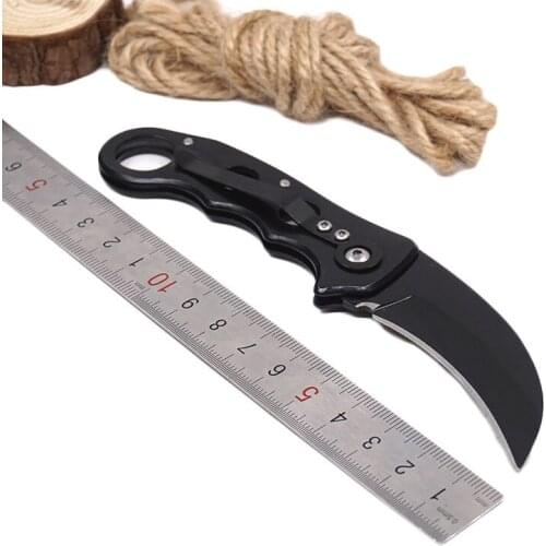 Camping Survival Folding Knife Hunting Stainless Steel Handle EDC Knives Fruit Knife Outdoor Tactical Rescue Multifunction Tools