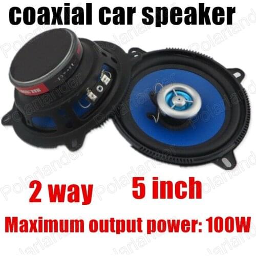 High Performance 5 inch coaxial Speaker Car 2x100W car stereo speaker car audio speaker blue for al cars hot sale