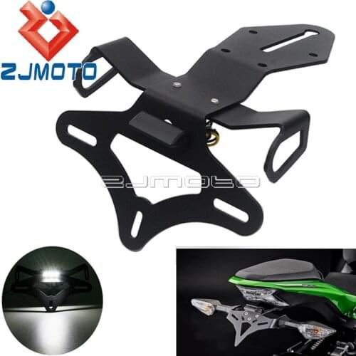 Tail Tidy For Kawasaki ZX-10R ZX 10R SE KRT 2016-2019 Motorcycle Aluminum LED Turn Light License Bracket Number Plate Holder