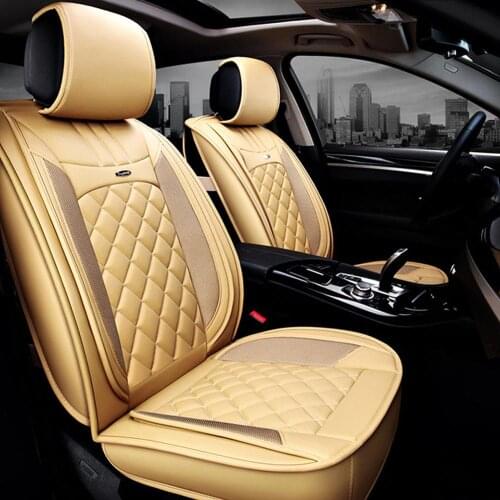1PCS Front Leather Car Seat Covers for Honda Accord Euro Jazz Civic City Honda CRV HRV CRX Auto Interior Accessories Seat Covers