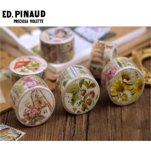 1pcs/lot Tapes Fashion DIY Retro Philately Series Decorative Multi-design Paper tape