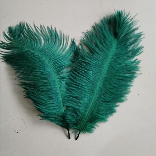 High Quality New 10pcs High Quality Blackish Green ostrich feathers 6-8 inches/15-20 cm for Party/wedding Decoration