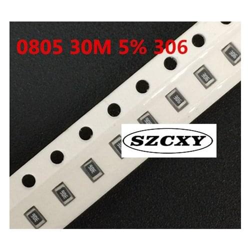 100% New and original 0805 30M 5% typing 306 resistors