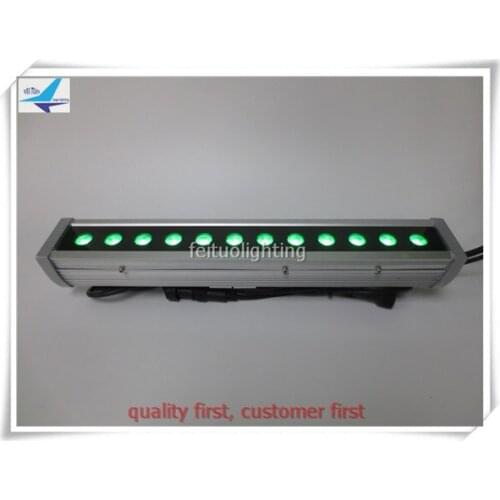 12/lot 0.5m waterproof 12x10w led Wall Washer Accent Lighting Bar light rgbw 4 in 1 linear light