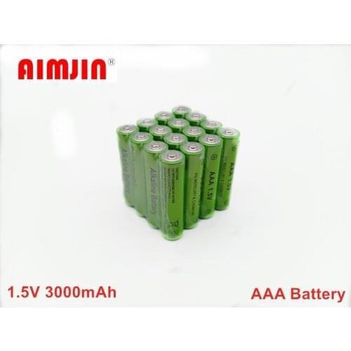 16PCS Alkaline Battery AAA Rechargeable Battery 3Ah1.5V Remote Charging Batteries For Electronic toys LED light Shaver Radio etc
