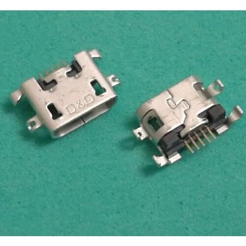 20pcs/lot Micro 5P USB jack for D10 Sink Type USB Charging Charger Port Connector Dock Socket