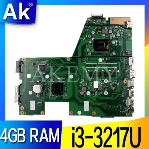 Akemy For ASUS X551CA X551C F551C laptop motherboard i3-3217U CPU 4GB RAM 100% testedwork original mainboard