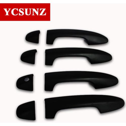 Car Accessories ABS Black Door Handle Cover Car Styling For Toyota Hilux Revo Rocco 2016 2017 2018 2019