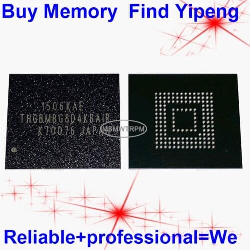 THGBMBG8D4KBAIR BGA153Ball EMMC 32GB Mobilephone Memory New original and Second-hand Soldered Balls Tested OK