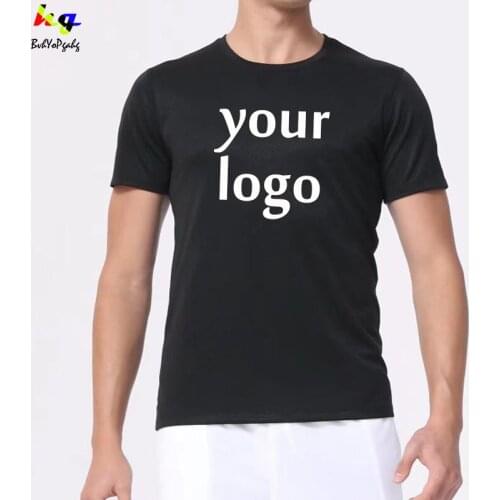 Design/DIY t-shirt print your own logo picture text mens and womens short-sleeved casual t-shirt