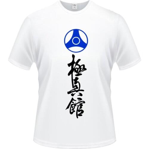 Mens T Shirts Fashion 2020 Kyokushinkan Karate short Sleeve T Shirt Men Cotton O-neck T Shirt Summer Clothing Casual T-shirt