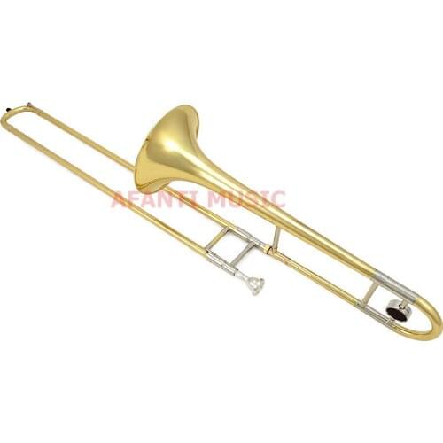 Afanti Music Tenor Falling Tune B / Yellow Brass / Gold finish Trombone (ATB-1211)