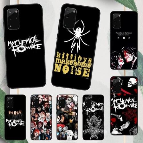 My Chemical Romance MCR Phone Cases For Samsung galaxy S 9 10 20 A 10 21 30 31 40 50 51 71 s note 20 j 4 2018 plus