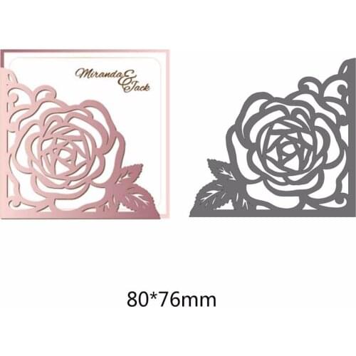 New Fashion Cutting Dies Hollow Flower Metal Steel Handcraft for Creative Scrapbook Embossing Stamps and Dies Paper 1pc