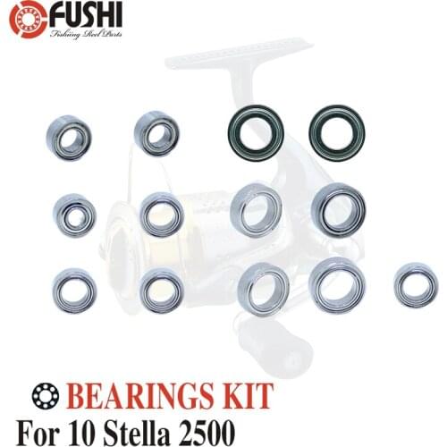 Fishing Reel Stainless Steel Ball Bearings Kit For Shimano 10 Stella 2500 2500S / 02430 02431 Spinning reels Bearing Kits