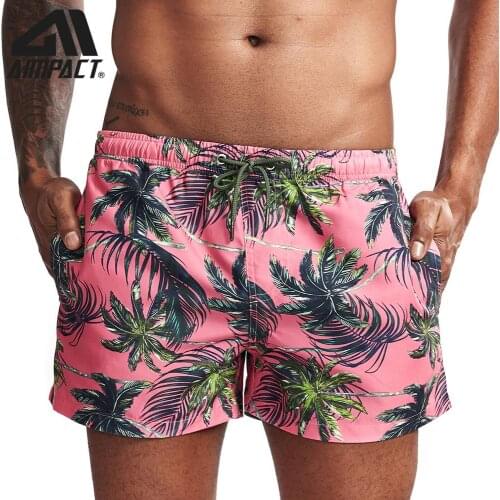 2019 New Fashion Mens Board Shorts Fast Dry Male Swim Trunks Tropical Print Casual Sport Surf Beachwear Hybird Shorts AM2214