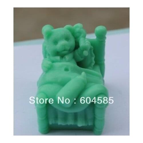 Baby Bear S0210 Craft Art Silicone Soap mold Craft Molds DIY Candle molds