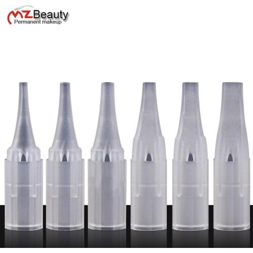 Tattoo Needle Caps100pcs Disposable Tattoo Permanent makeup needle tips Traditional needle caps all type for pmu machine gun