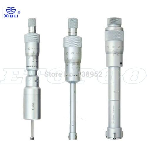 Xibei brand Three point internal Micrometers 0.004mm three point inside micrometer 3-4-5-6-8-10-12mm