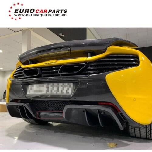 Carbon finber diffuser for mclaen 650s MP4 12-C to revozport style carbon finber rear lip for MP4 12-C carbon finber parts