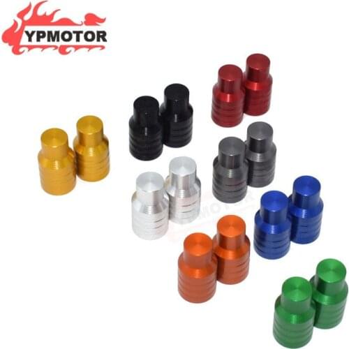 Universal CNC Street Bike Scooter ATV Off Road Cool Valve Core Cap Tire Gas Nozzle Cover Mouth For Honda Yamaha Kawasaki BMW