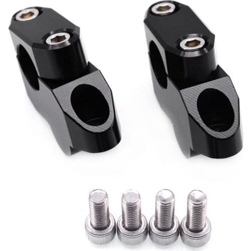 Universal Motorcycle Handlebar Riser for 22mm Bars Clamp for HONDA SUZUKI KAWASAKI YAMAHA