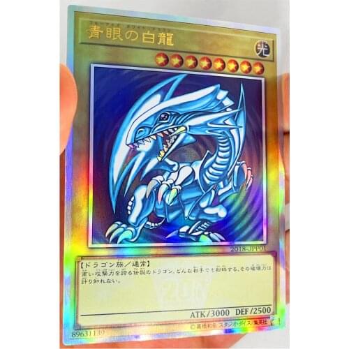 Yu Gi Oh SR 20th Blue Eyes White Dragon Japanese DIY Toys Hobbies Hobby Collectibles Game Collection Anime Cards