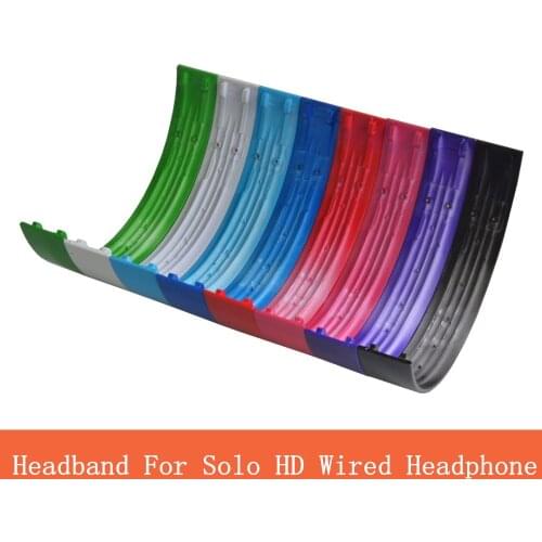 Replacement Headphone Parts Top Headband Arc for Solo HD Wired Headphones Helmets Plastic Shell Glossy Surface