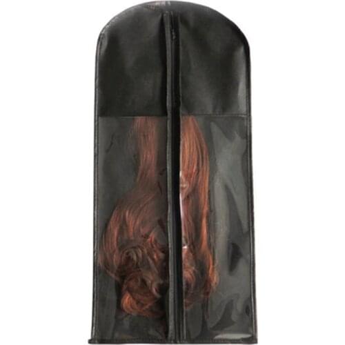 Durable Dust-proof Zipper Portable Suit Case Bag Hair Wig Extension Carrier Hair Beauty Bag Dust Cover For Dry Cleaner 1PC