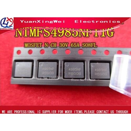 10PCS/LOT NTMFS4985NFT1G NTMFS4985NF NTMFS4985 4985NF QFN8 MOSFET ic