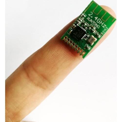 2.4G 2Mbps Super Mini Embedded Transceiver Module 24L01P module PTR6100M XUNTONG