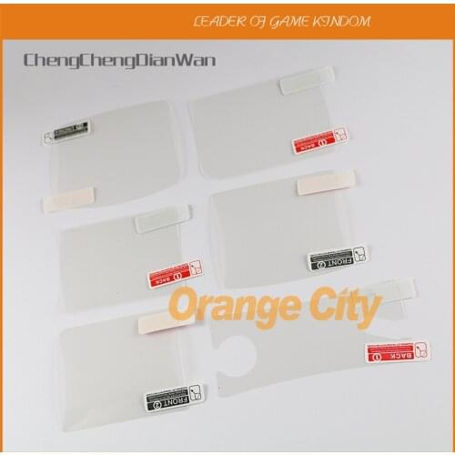 200pcs/lot Plastic Clear Protective LCD Screen Protector film For GB GBA GBC GBA SP for GBM GBP