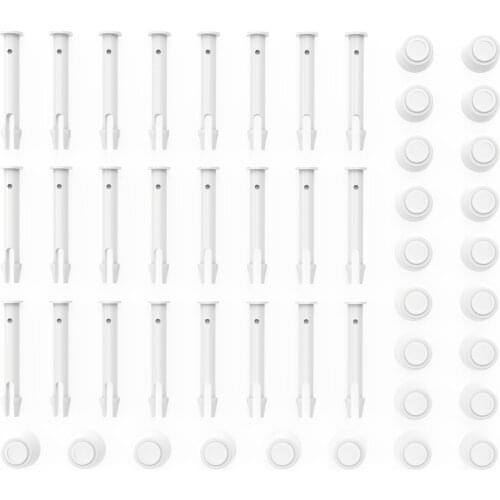 24pcs Plastic Pool Joint Pin and Seal Replacement Parts for Intex 13ft-24ft/10ft-12ft Round Metal Frame Pool Replacement Parts