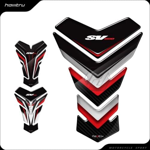 3D Resin Motorcycle Tank Pad Protector Sticker Case for Suzuki SV650 SV 650 SV650A SV650X ABS