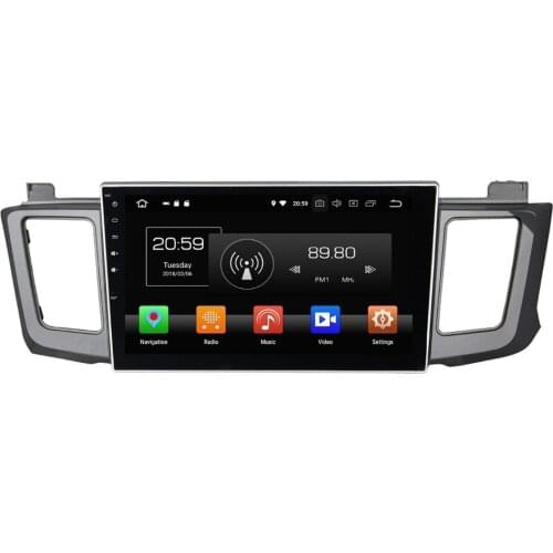 4GB+32GB Octa Core Android 8.0 Car Radio DVD Multimedia Head Unit for Toyota RAV4 2012-2015 Car Stereo GPS WIFI Bluetooth USB