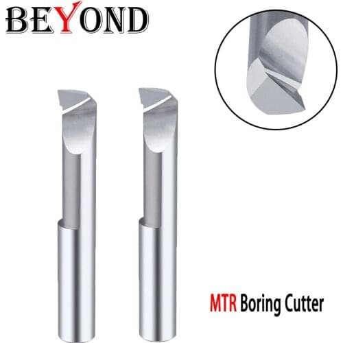 BEYOND MTR Boring Cutter For Aluminium Tungsten Steel CNC Center Hole Boring Tool Carbide Alloy Cutter For Steel Iron HRC55