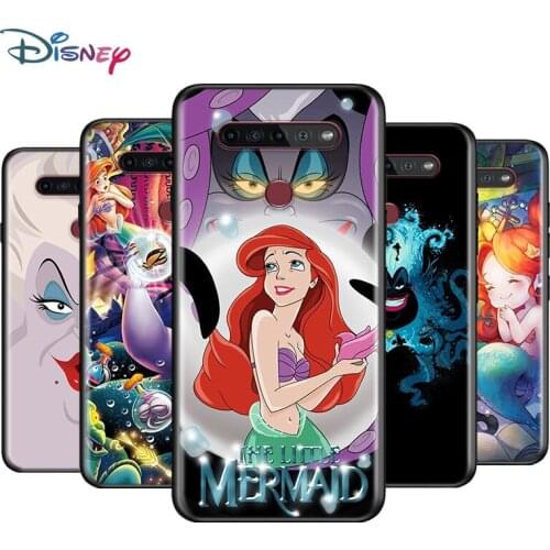 Black Soft Ursula The Little Mermaid For LG K92 K62 K52 K42 K31 K22 K71 K61 K51S K41S K30 K20 G8 G8S G8X ThinQ Phone Case