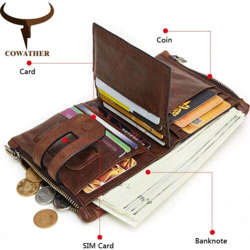 COWATHER Men's Wallets