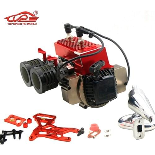 Twin-cylinder engine, 60CC ENGINE for 1/5 ROVAN HPI KINGMOTOR FID GTB MCD rc car PARTS