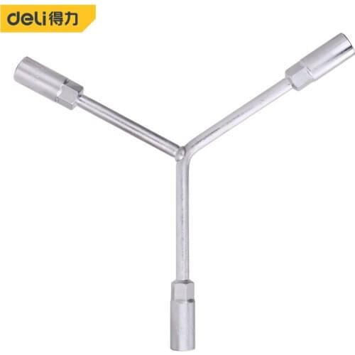 Deli Fixed Head Combination Spanner Wrench Handle Wrenches Socket Wrench Y-type Socket Spanner Car Repair Hand Tool High Quality