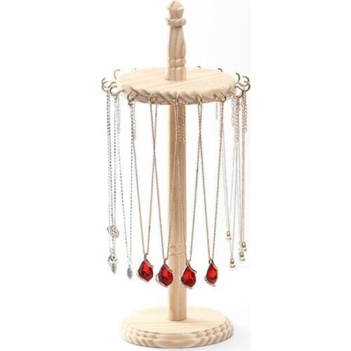 Assemble Creative Solid Wood Jewelry Necklace Display Stand Jewelry Bracelet Display Jewelry Stand