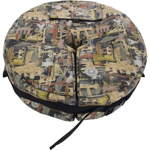 Round Umbrella Base Weight Bag With Side Slot Opening Sand Filled Umbrella Base for Outdoor Beach Garden Patio