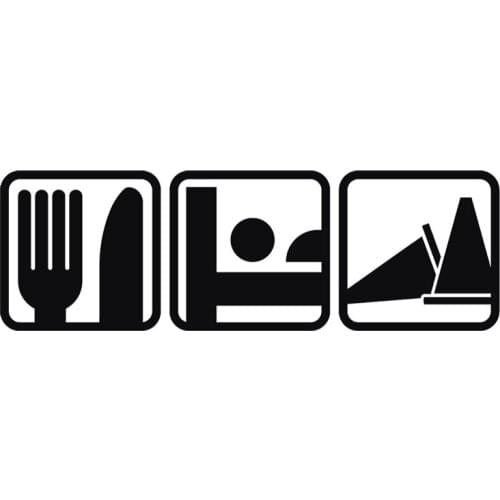 Fashion Fun Warning Mark Collection Logo Vinyl Car Sticker Auto Decal Window Exterior Car-Styling