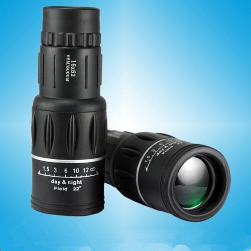 16X52 monoculars telescope mobile phone camera clip high-definition HD mini low light night vision children look glasses outdoor