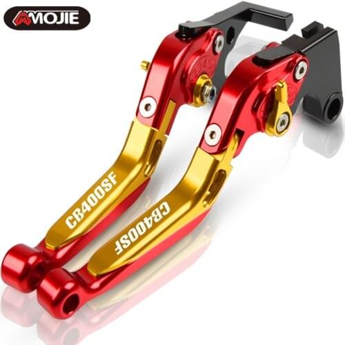 Motorcycle CNC Adjustable Extendable Foldable Brake Clutch Levers CB400 SF For HONDA CB400SF 1992 1993 1994 1995 1996 1997 1998